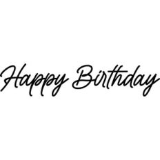 Happy Birthday