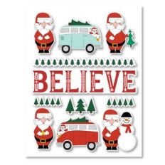 Santa Sticker Sheet