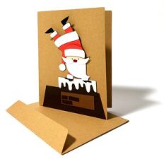 Santa Claus card and envelope