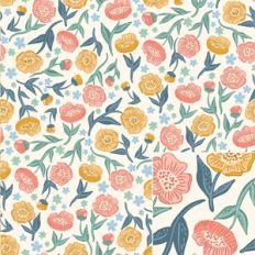Garden Floral Printable Pattern Background