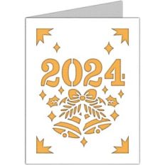 2024 bells and ornaments card