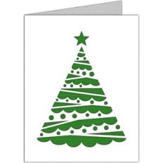 christmas tree card