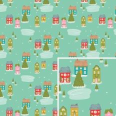 Christmastime Village Pattern