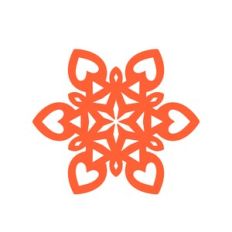 Heart Snowflake