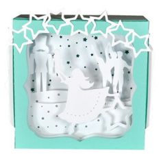Nutcracker Ballet Illuminated Gift Card Box