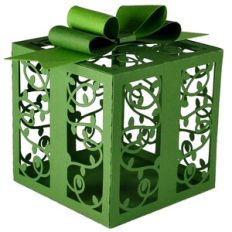 Christmas Lights Filigree Box