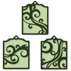 Flourished gift tags
