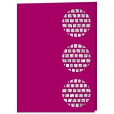 Disco Glitter Ball Edged Card
