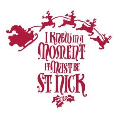 Must be St. Nick