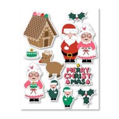 Mrs. Claus Sticker Sheet