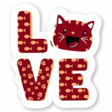 Love Cat Print and Cut