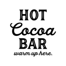 Hot Cocoa Bar