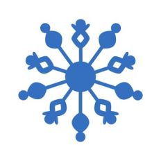 SNOWFLAKES FOR FLOWER CENTER 1 