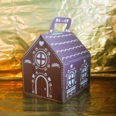 Large Gingerbread House Box
