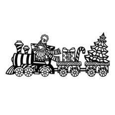 Christmas Santa train