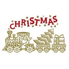 Christmas toy Train with Santa