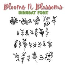 Blooms N Blossoms Dingbat Font
