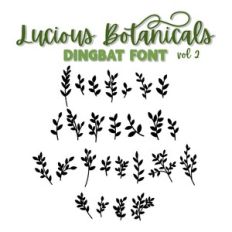 Lucious Botanicals Volume 2 Dingbat Font