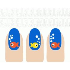 nail design fish