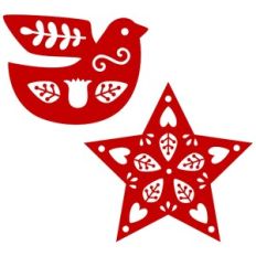 scandanavian christmas icons set 2