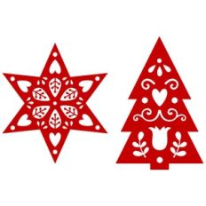 scandanavian christmas icons set 3