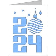2024 ornaments card