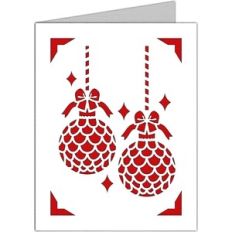 christmas ornaments card
