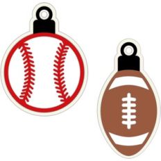 christmas ornaments sports