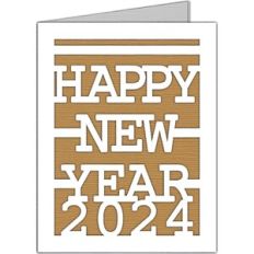 happy new year 2024 card