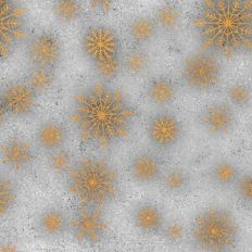 Silver and Gold Glitter Snowflake Background Pattern
