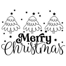 Merry Christmas Christmas Trees Quote