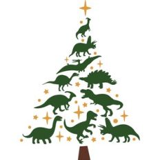 Dinosaur Christmas Tree
