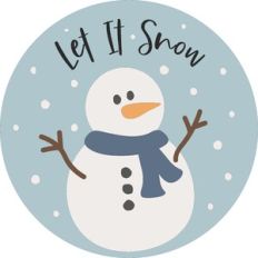 Let It Snow Snowman