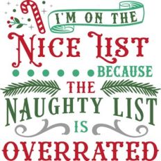On Nice List Naughty List Overrated