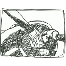 airplane sketch
