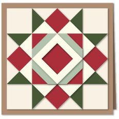 Card Quilt Crown Star