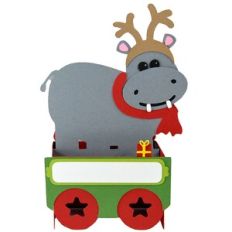 I Want a Hippopotamus Christmas Train Car Card-in-a-Box