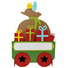 Santa’s Toy Sack Train Car Card-in-a-Box