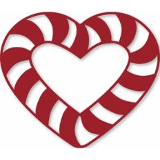 Candy Cane Heart