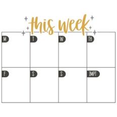 This Week Calendar - Landscape