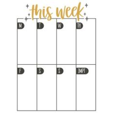 This Week Calendar - Portrait