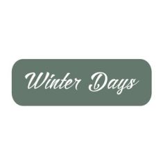 Winter Days Tag