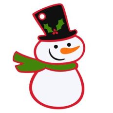 Snowman Gift Tag