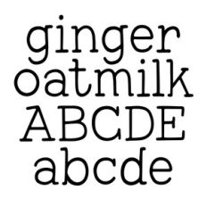 BFC Ginger Oatmilk Handwritten Typewriter Font For Planning