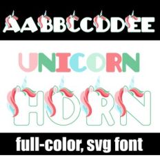 Unicorn Joy Color Font