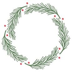 Pine Wreath Frame