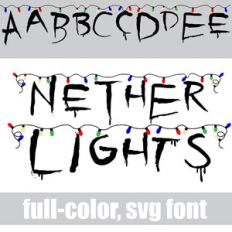 Nether Lights Color Font