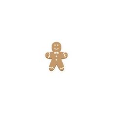 fj happy christmas gingerbread guy