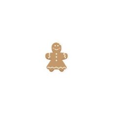 fj happy christmas gingerbread girl
