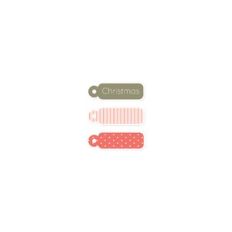 fj happy christmas tiny tag set